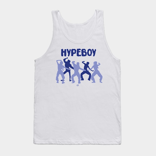 silhouette of the dance of the group new jeans in the hypeboy era Tank Top by MBSdesing 